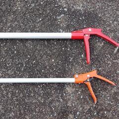 ★高枝切り挟み&剪定挟み【2本組】高枝挟み 78～300cm／ショート挟み 101cm ※日本アルプス製品の画像