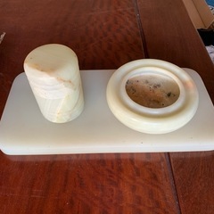 大理石のタバコ盆セット。差し上げます。の画像