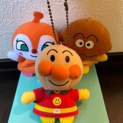 アンパンまんカレーパンまんドキンちゃん　キーホルダー　指人形の画像