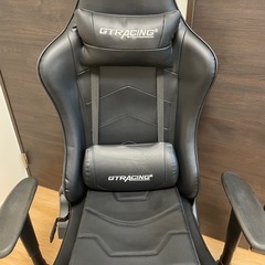 ゲーミングチェア　GT Racing ゲーミング座布団付き