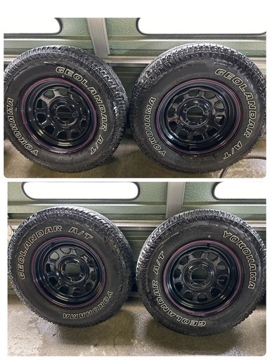 オフシーズン価格　値下げ‼️タイヤ　ホイールセット215-80-15 7J ディトナ？