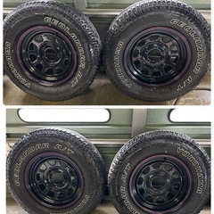 オフシーズン価格　値下げ‼️タイヤ　ホイールセット215-80-15 7J ディトナ？