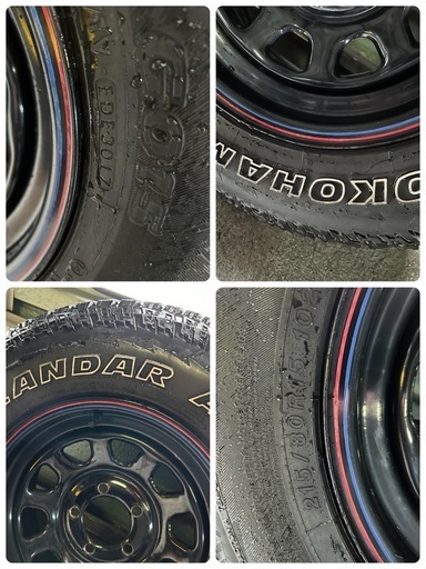 オフシーズン価格　値下げ‼️タイヤ　ホイールセット215-80-15 7J ディトナ？