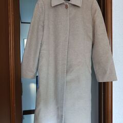 レリアンのカシミアコート(ベージュ)の画像