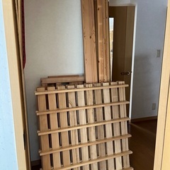 無印　シングルベッドフレーム　