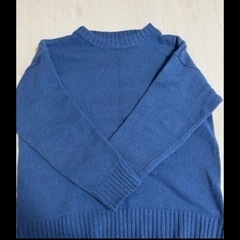 青ニットの画像