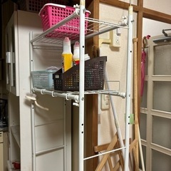洗濯機周辺ラックの画像