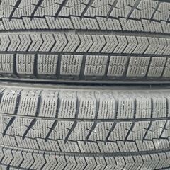 155/65R/14冬タイヤ  ブリヂストンBLIZZAK VRX　 2019年製4本ホイール付きの画像