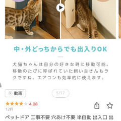 ペットドアの画像