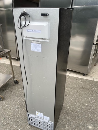 新古品 アクアノンフロン冷凍庫 AQF-SFA14P（S） 2024年 冷凍ストッカー 400ｘ597ｘ1547ｍｍ 動作問題なし