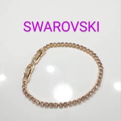 スワロフスキー　ブレスレット　ピンクゴールド