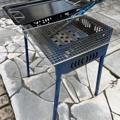 バーベキューコンロ(鉄板付き)の画像