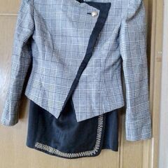 婦人スーツ　伊勢丹　9号　M サイズ　ヴィンテージ　古着　30年...