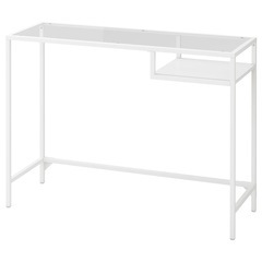 【受け渡し予定あり】IKEA ガラステーブル　ホワイト