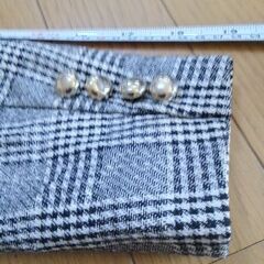 婦人スーツ　伊勢丹　9号　M サイズ　ヴィンテージ　古着　30年以上前肩パット入り　の画像