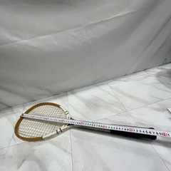 [ハ2791] 【中古品】カワサキ KAWASAKI ソフト 軟式 木製 テニス ラケット　 2本セットの画像