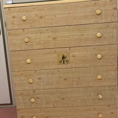 (中古品)6段 タンス　
