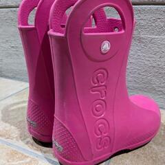 クロックス　長靴　レインブーツの画像