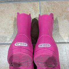 クロックス　長靴　レインブーツの画像
