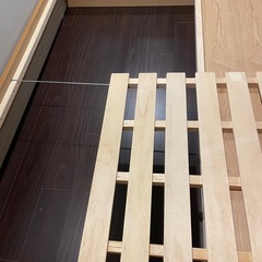 ダブルベット　フレーム　ベット　引き出し付き　の画像