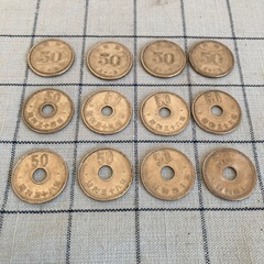 【古銭】旧50円硬貨12枚セット