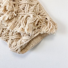 【OZOC】フリンジクラッチバッグの画像