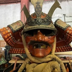 武具 鎧 木製前立て □前立□等身大□鎧兜、甲冑、武具、具足、鎧、兜、前立て□B523