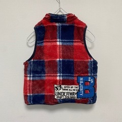 【LITTLE BEAR CLUB】美品* リバーシブル 中綿ベストの画像