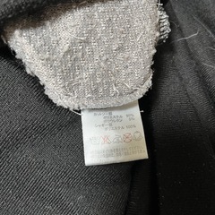 グレー黒ニット　あげますの画像