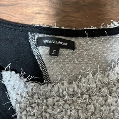 グレー黒ニット　あげますの画像