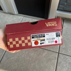 【VANS】18cm ハイカット シューズ 子供 箱ありの画像