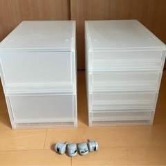 【お渡し決定】無印良品　ポリプロピレン引出し＋キャスター