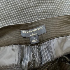 バナリパ　スーツパンツ　紺ストライプ　春夏　あげますの画像