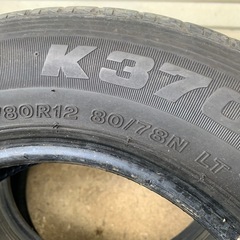 12インチ タイヤ 4本 145/80 ライトトラック 【無料】の画像