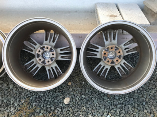 【交渉中】ホイール4本　18X7 1/2J 55 エルグランド