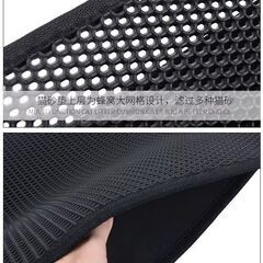 55×75cm ブラック 猫砂マットの画像
