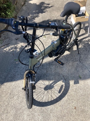 美品PANASONIC OFFTIME折りたたみ自転車