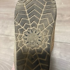 ムートンブーツ　16センチ
の画像