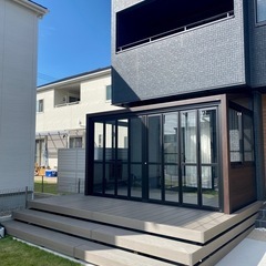 カーポートやバルコニー、テラスなどのエクステリアの組立アシスタント募集の画像