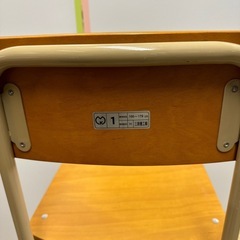 美品 机椅子セット 学校机 懐かしい机 勉強机の画像