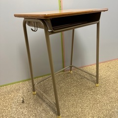 美品 机椅子セット 学校机 懐かしい机 勉強机の画像