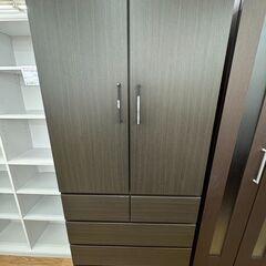 ★ジモティ割あり★ ニトリ ワードローブ ダークブラウン H186×W81×D58 クリーニング済み KJ6776