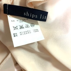 一度利用のみ　ships little black シフォンドレス  パステルカラー　ワンピース 結婚式　ピンクベージュ　くすみ　ピンク　フォーマル　パーティー　発表会　ドレスの画像