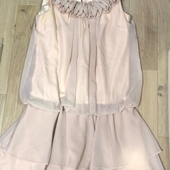 一度利用のみ　ships little black シフォンドレ...