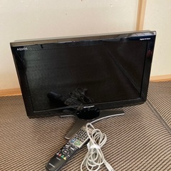 シャープ　アクオス　20インチ　液晶カラーテレビ
