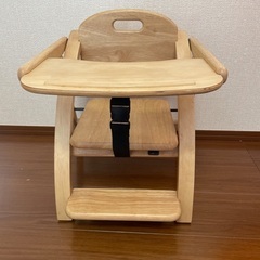 木製ベビーテーブルチェア
