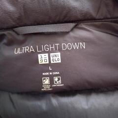 お値下げしました　中古　ユニクロ　ウルトラライトダウンジャケット　黒の画像