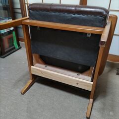 椅子　チェア　応接間　シングル　ブラウンの画像