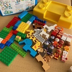 お値下げ！アンパンマン ブロックラボ　レゴおもちゃ パズル