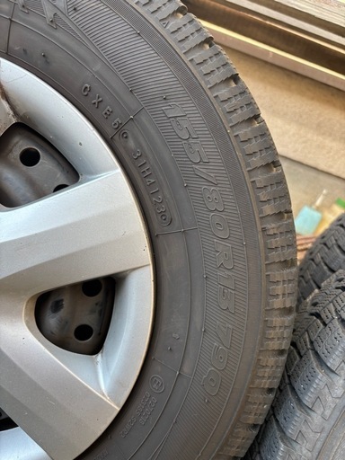 スタッドレスタイヤ　155／80R13 4本【お話し中】